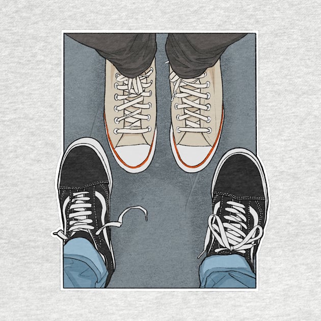 Charlie and Nick heartstopper - shoes by daddymactinus